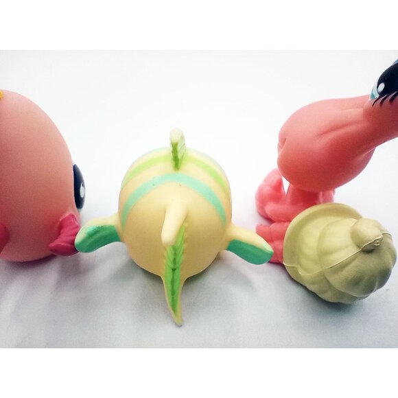 Littlest Pet Shop Aquatic Animal Figures Fish Hermit Crab Lot Of 3 643 928 1213 - Picture 7 of 12